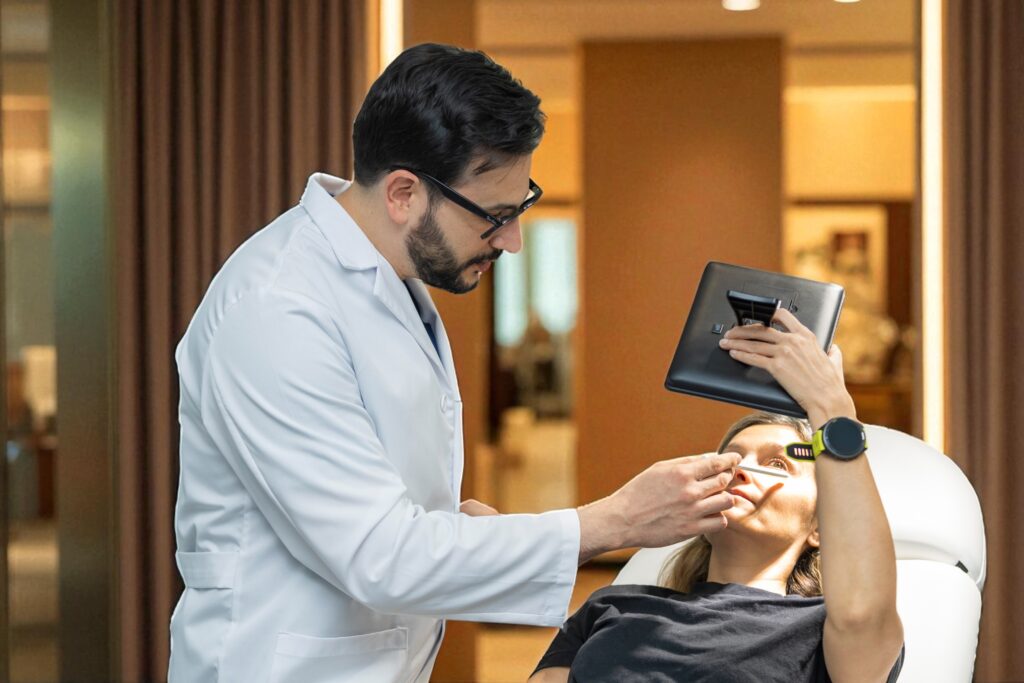 Diagnóstico facial avanzado mediante ecografía en medicina estética