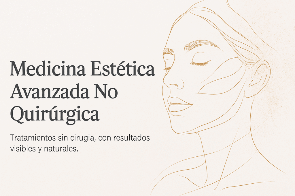 Medicina estética avanzada no quirúrgica con enfoque médico en rejuvenecimiento facial