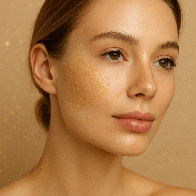 Resultado de peeling químico médico para mejorar textura, tono y luminosidad de la piel