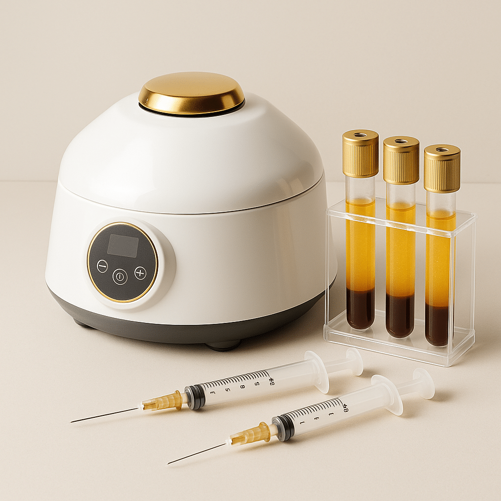 Equipo médico para la preparación de plasma rico en plaquetas PRP