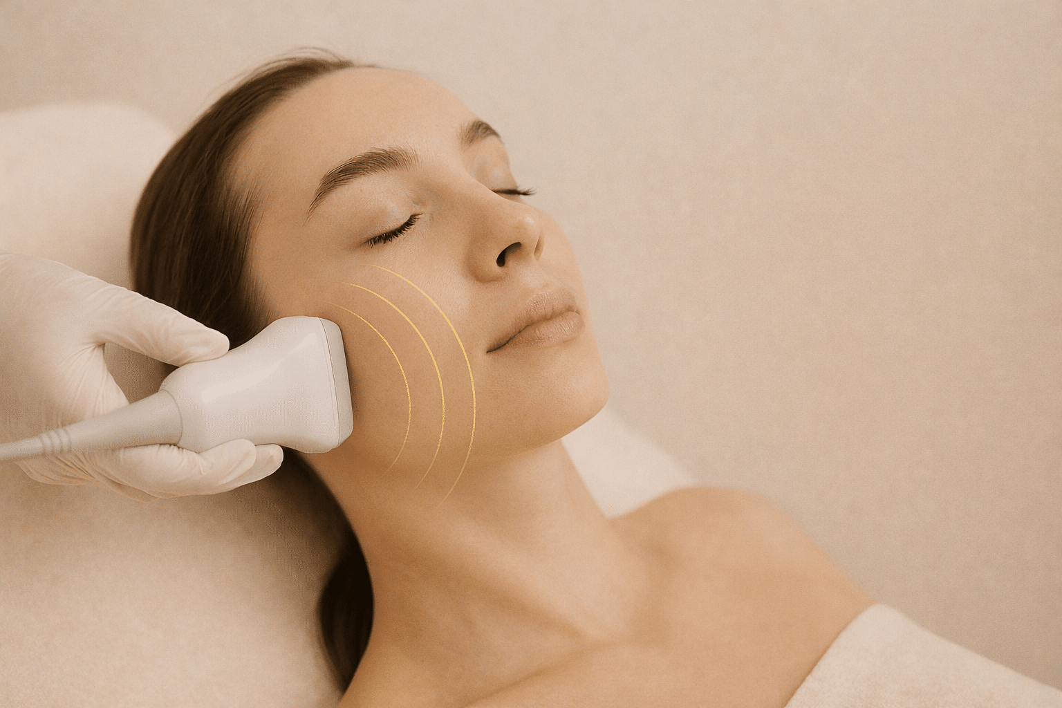 Ecografía facial diagnóstica para evaluación de tejidos y planos faciales