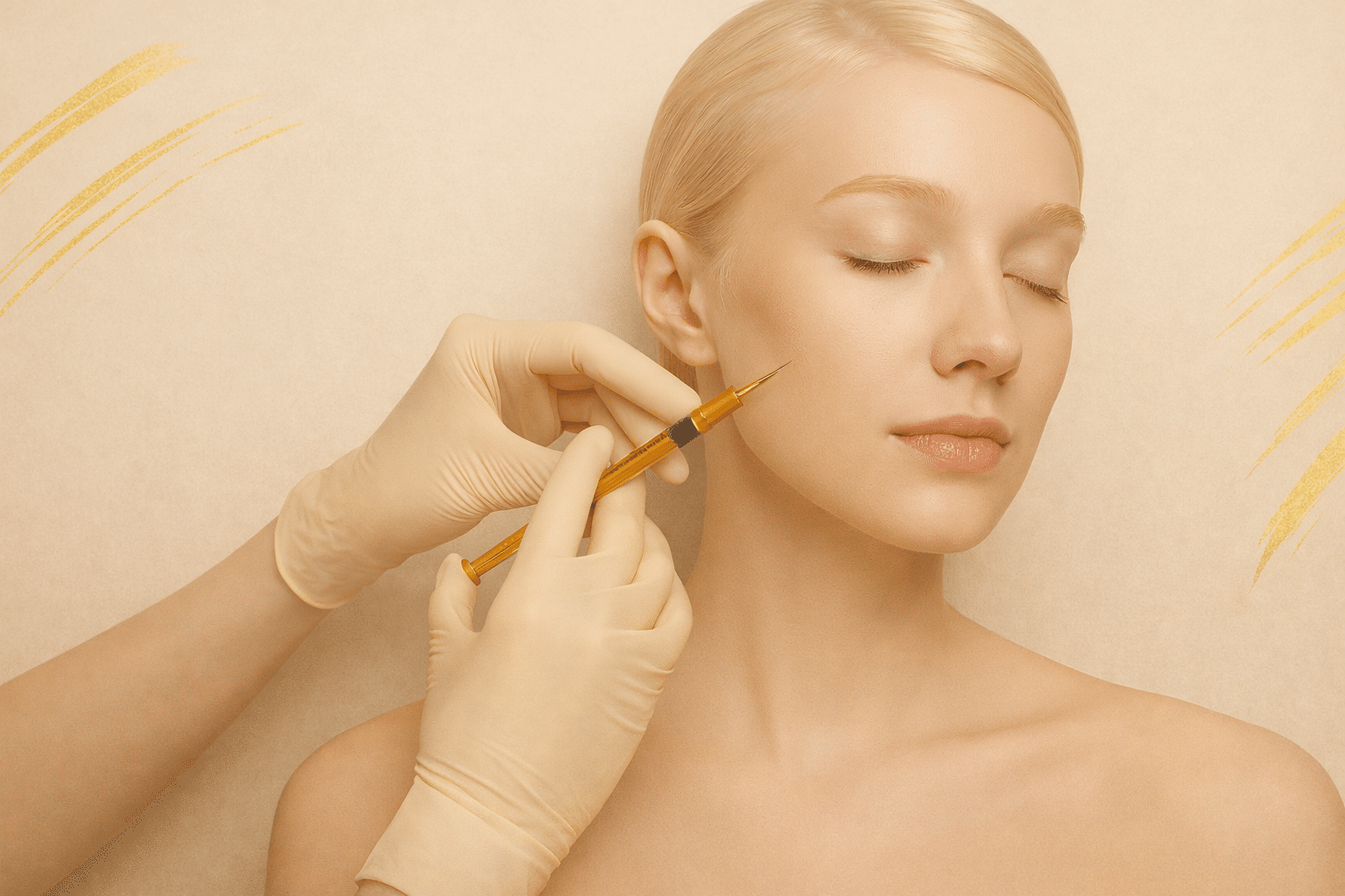 Armonización facial con rellenos y toxina botulínica aplicada por médico especialista